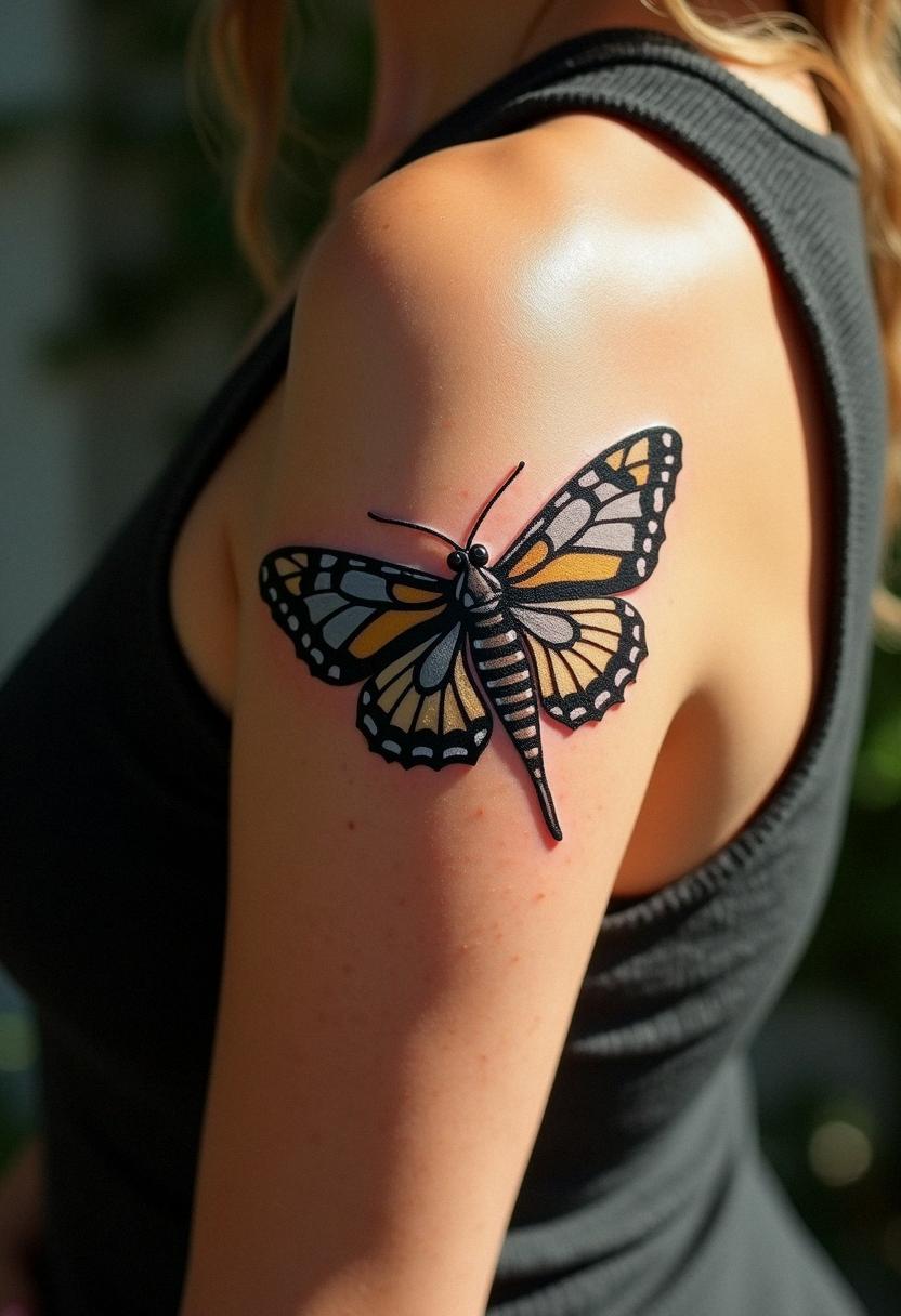 moth tattoo
