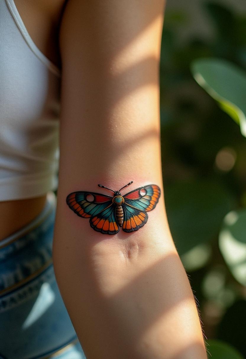 moth tattoo