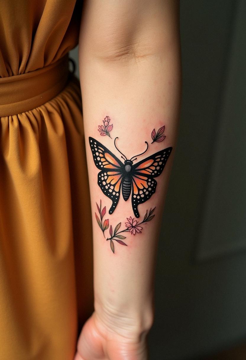 moth tattoo