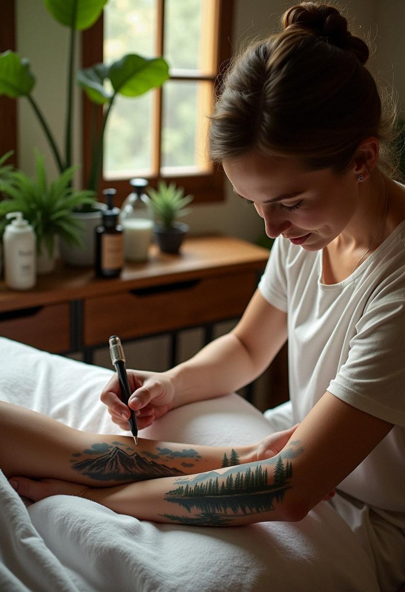 mountain tattoos