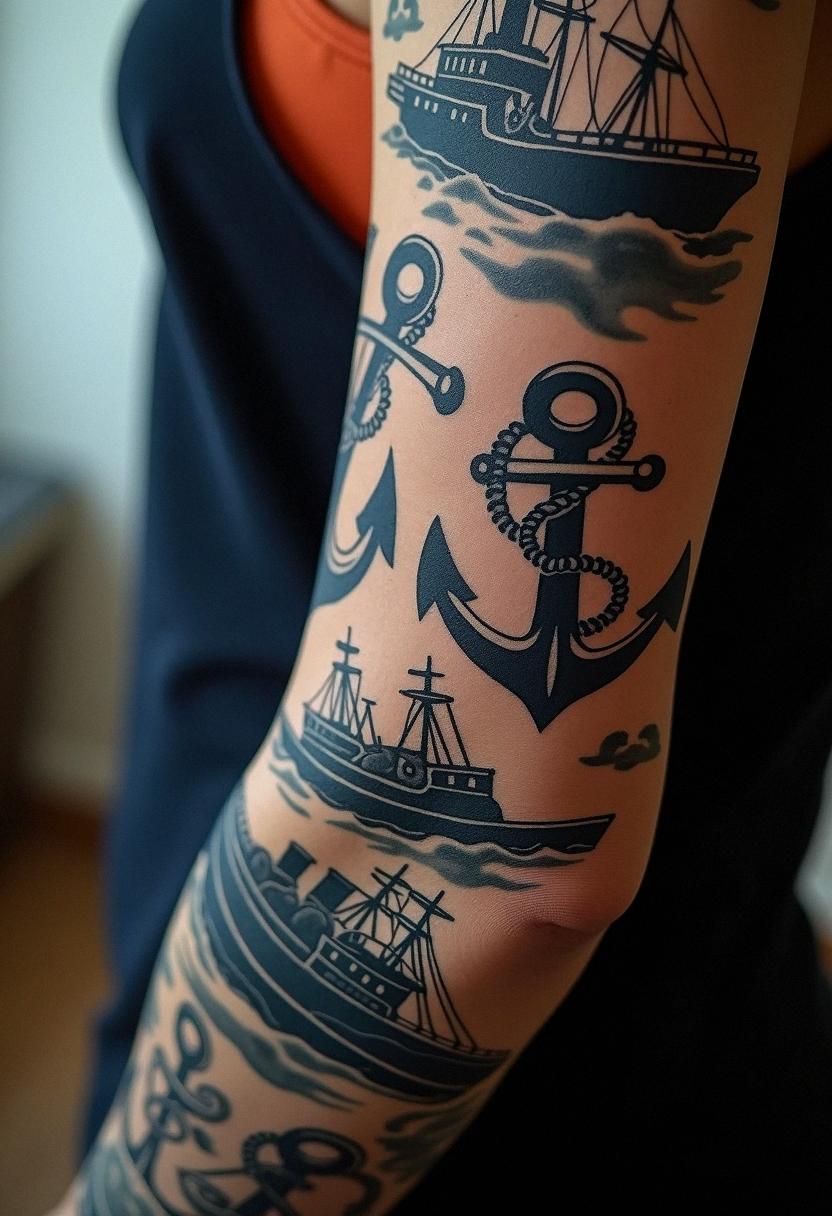 navy tattoos
