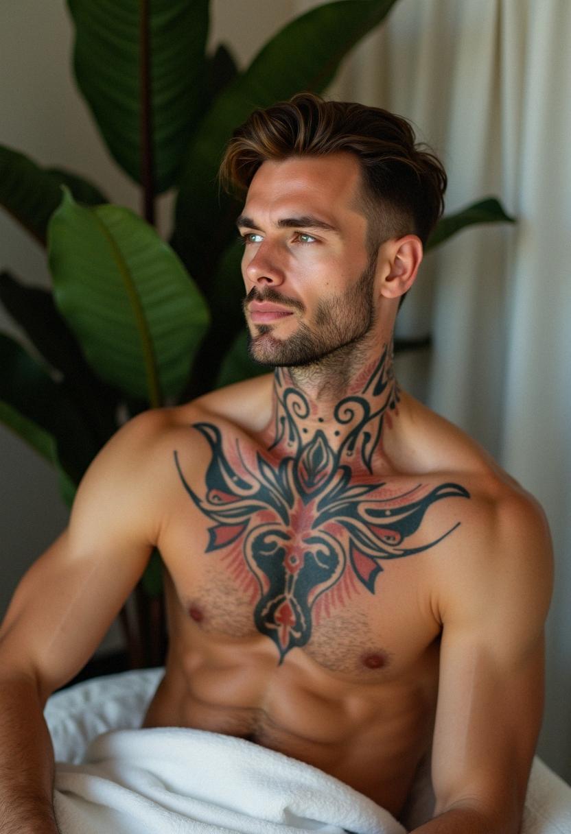 neck tattoos for men