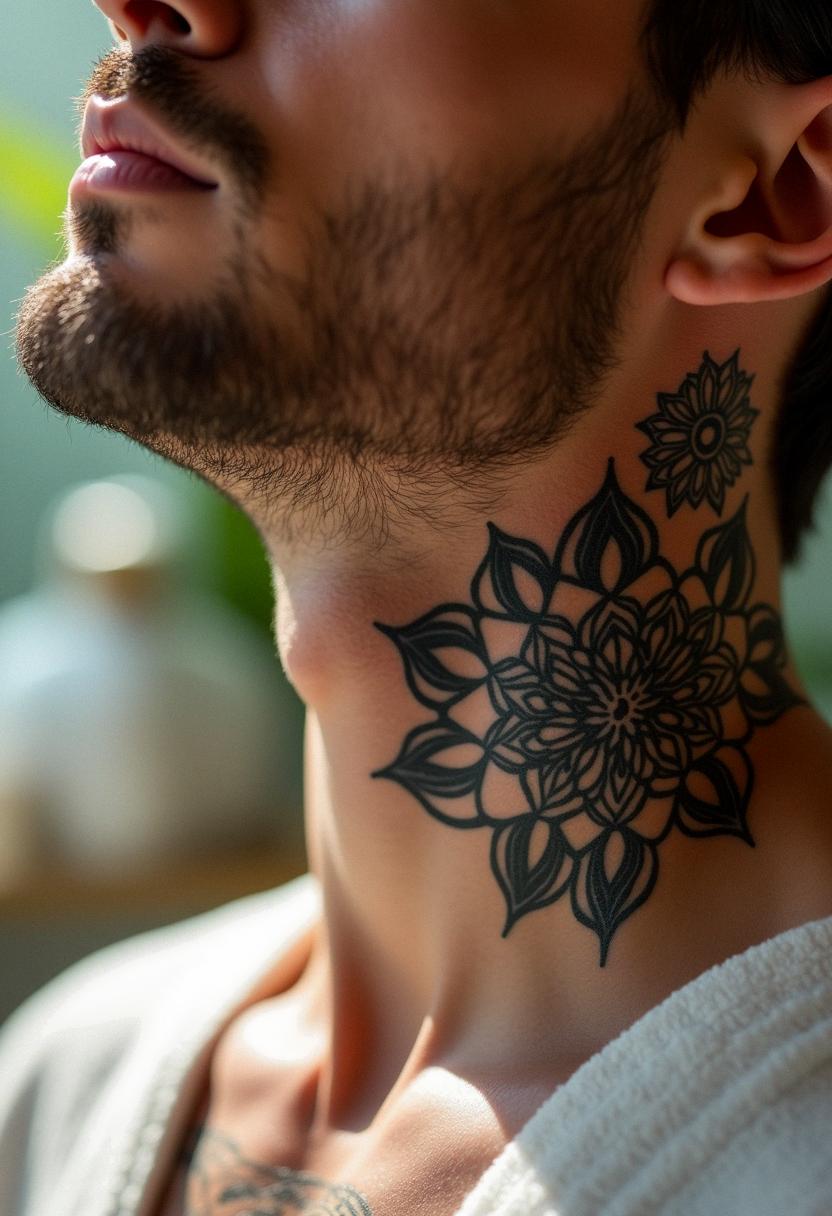 neck tattoos for men