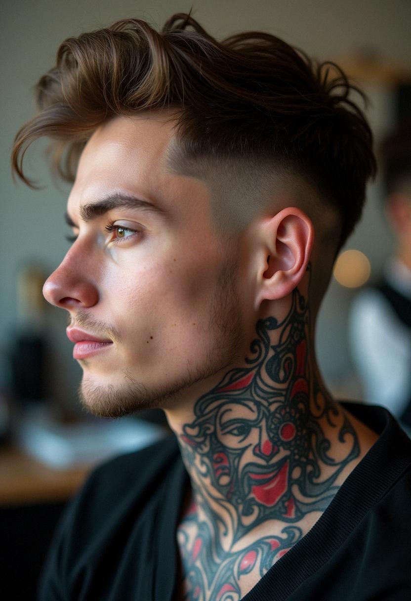neck tattoos for men