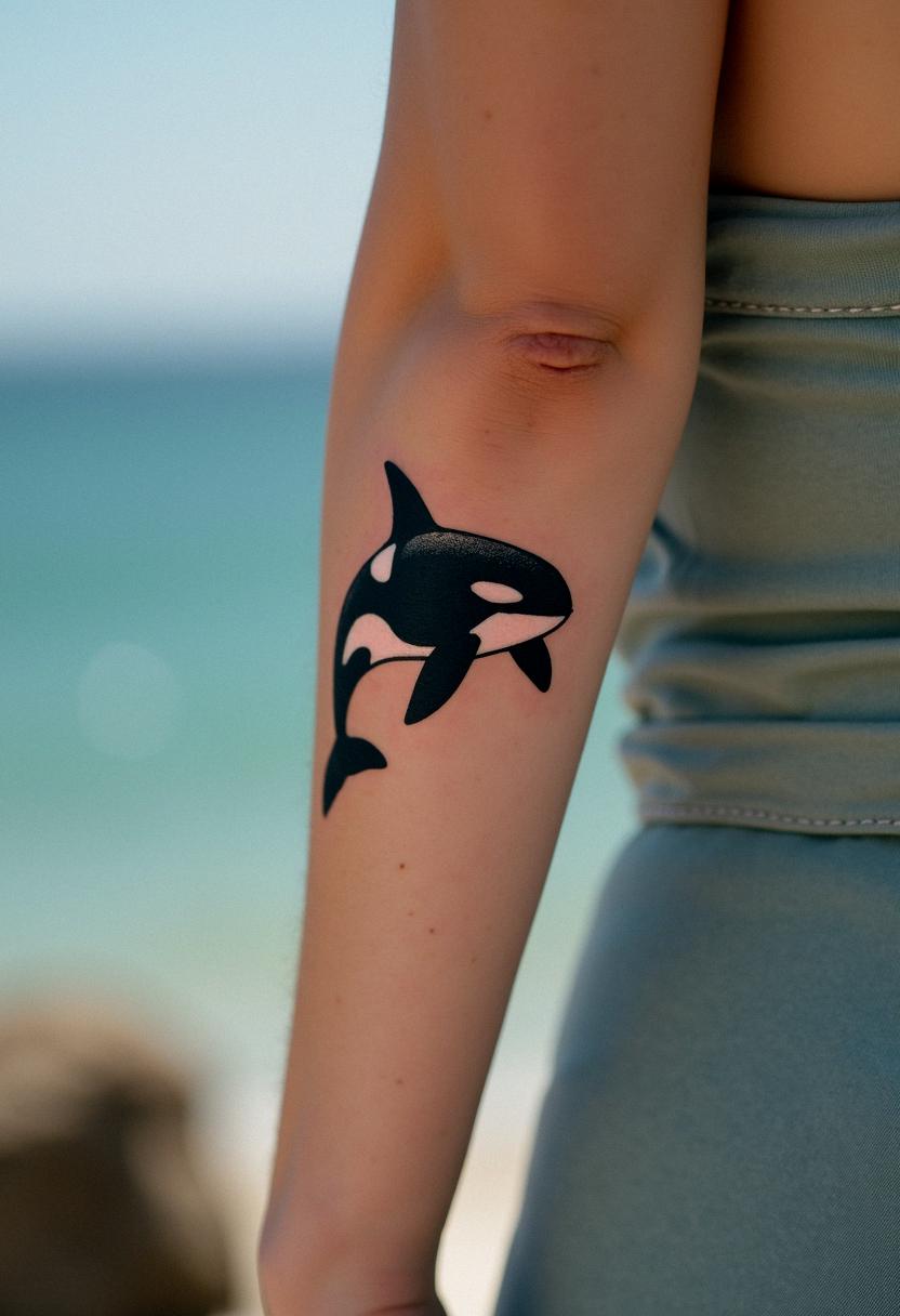 orca whale tattoo