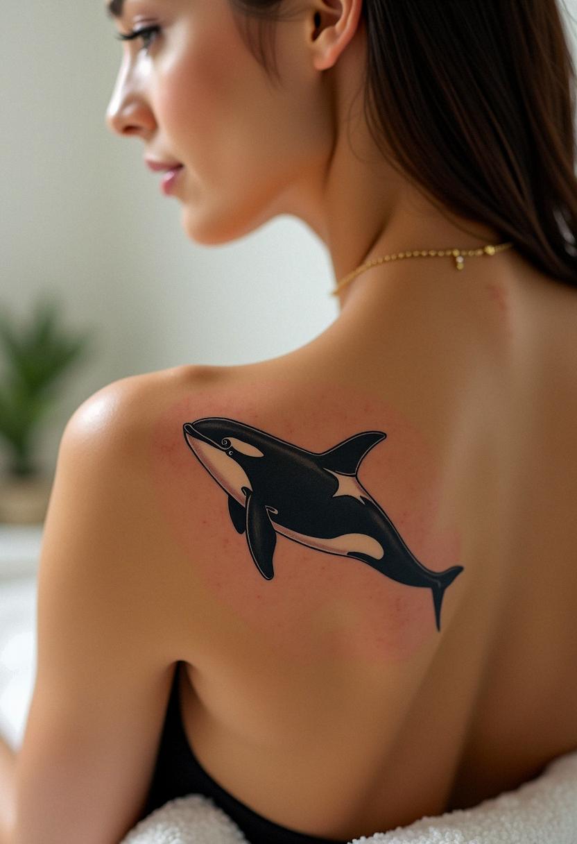 orca whale tattoo