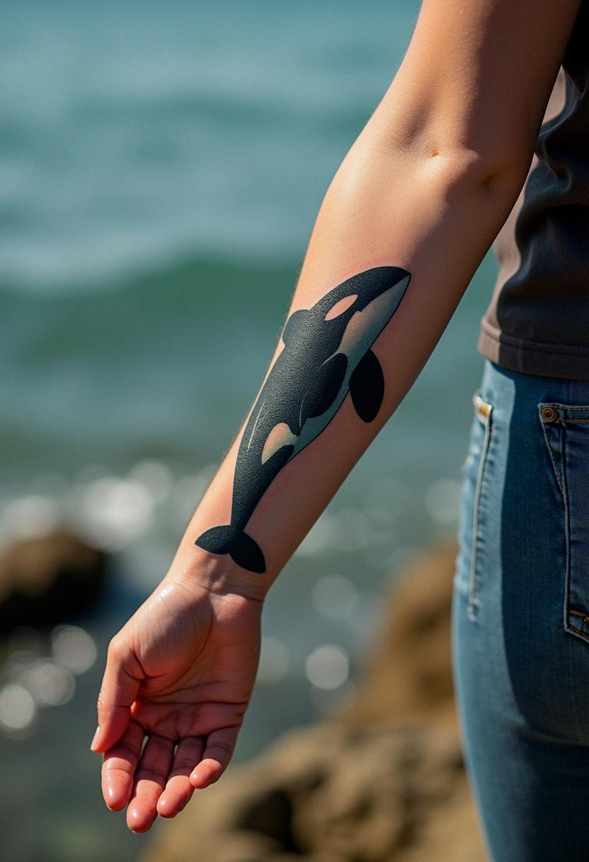 orca whale tattoo