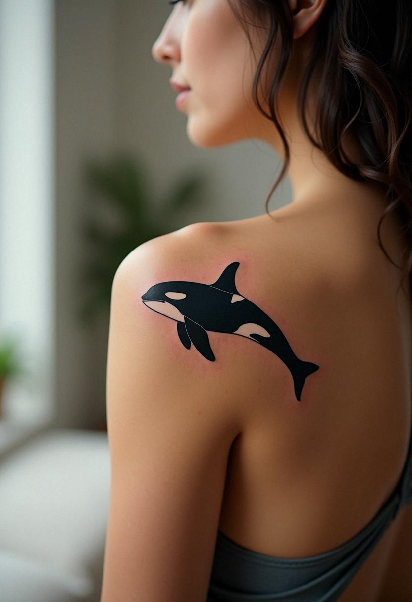 orca whale tattoo