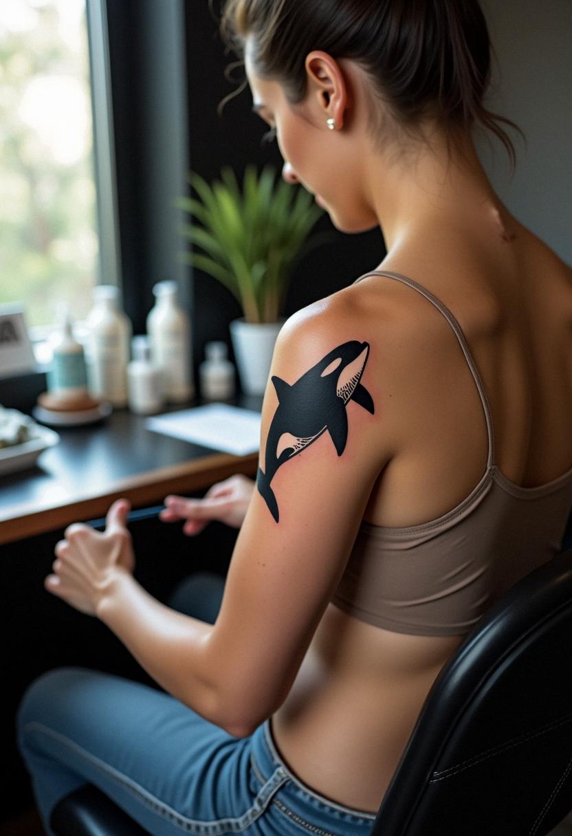 orca whale tattoo