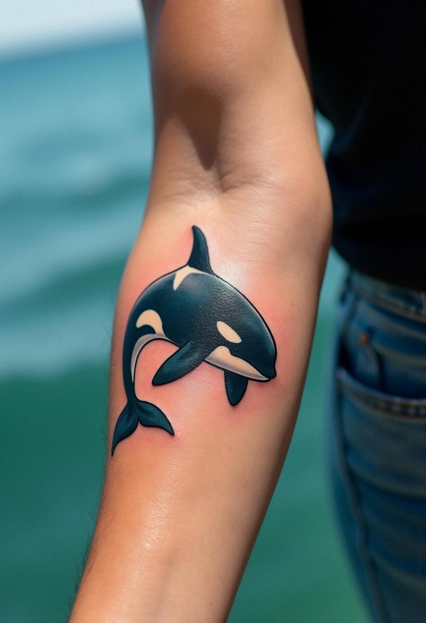 orca whale tattoo