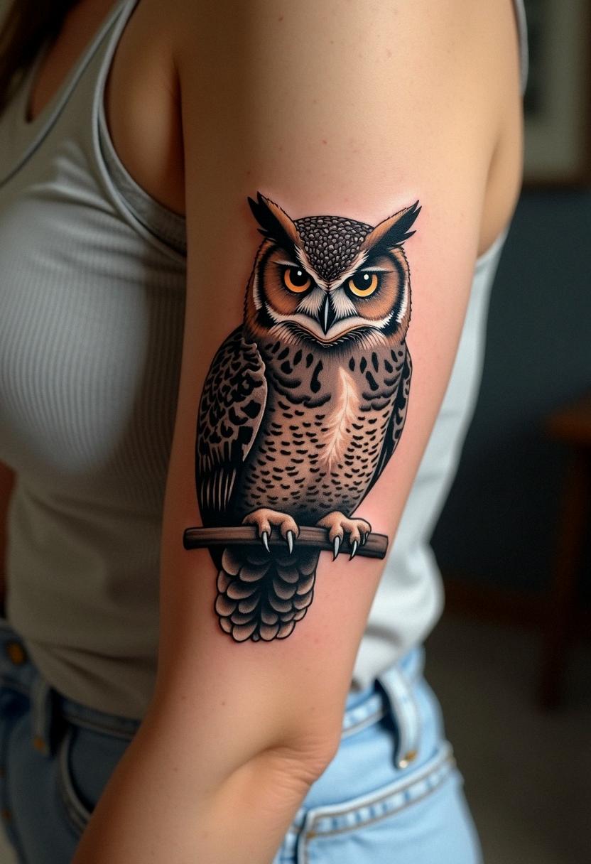 owl tattoo