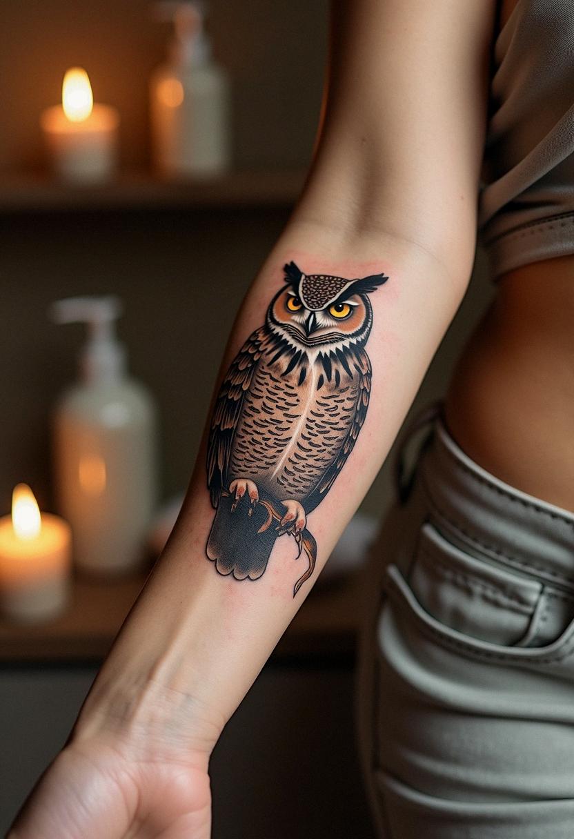 owl tattoo