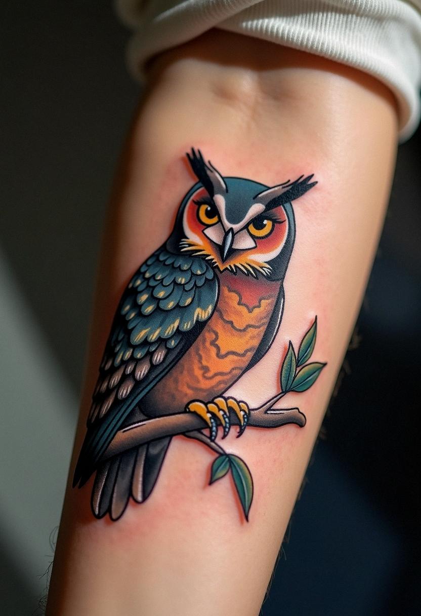 owl tattoo