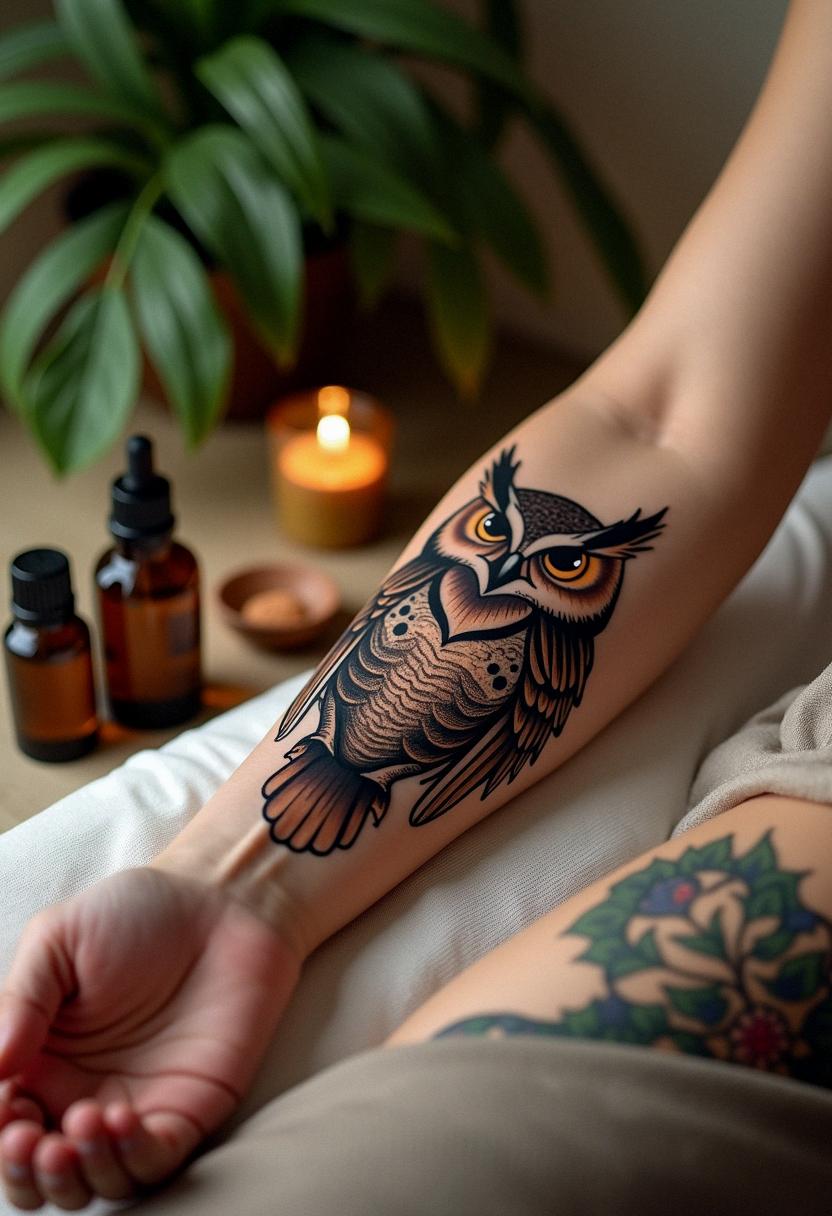 owl tattoo