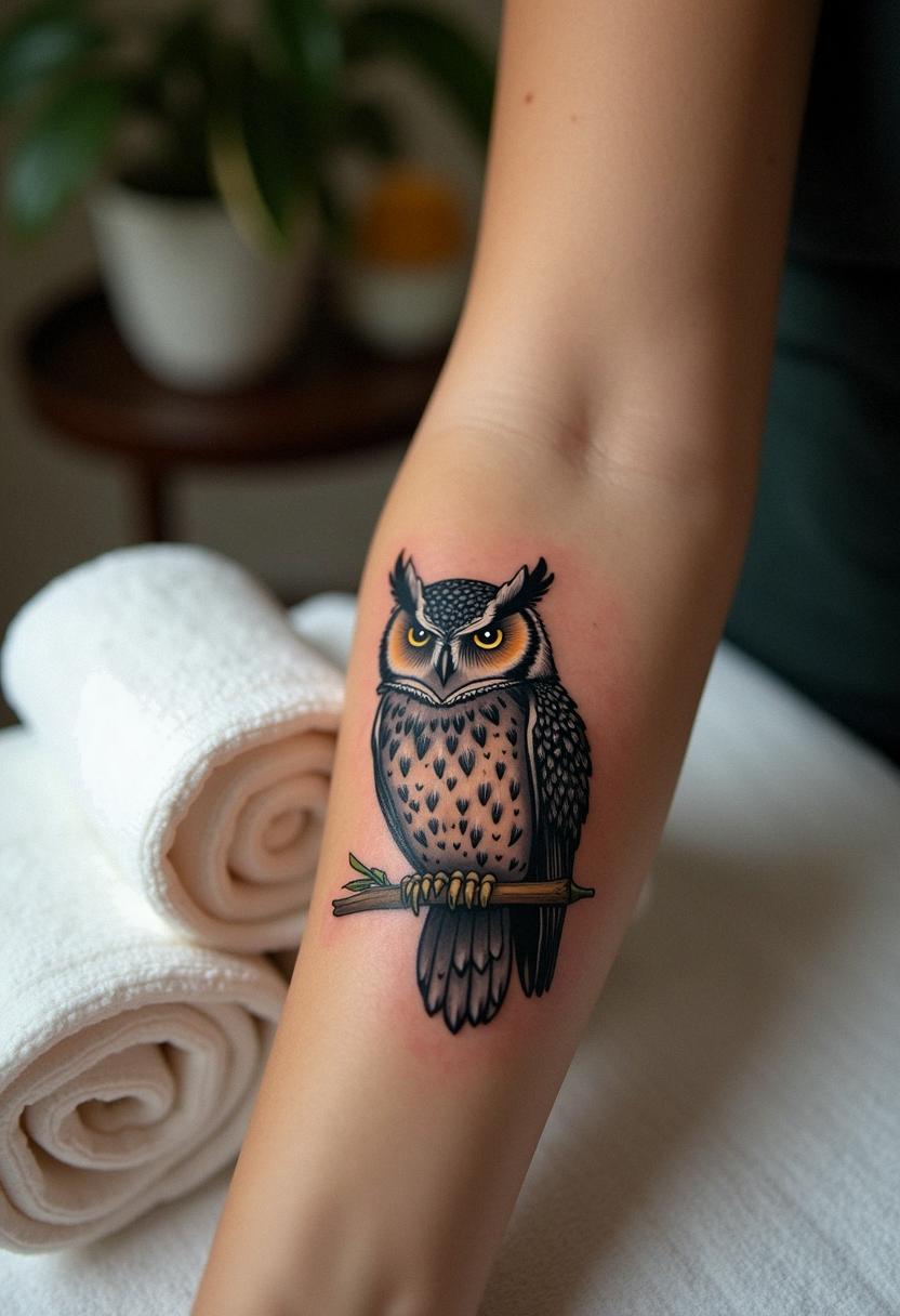owl tattoo