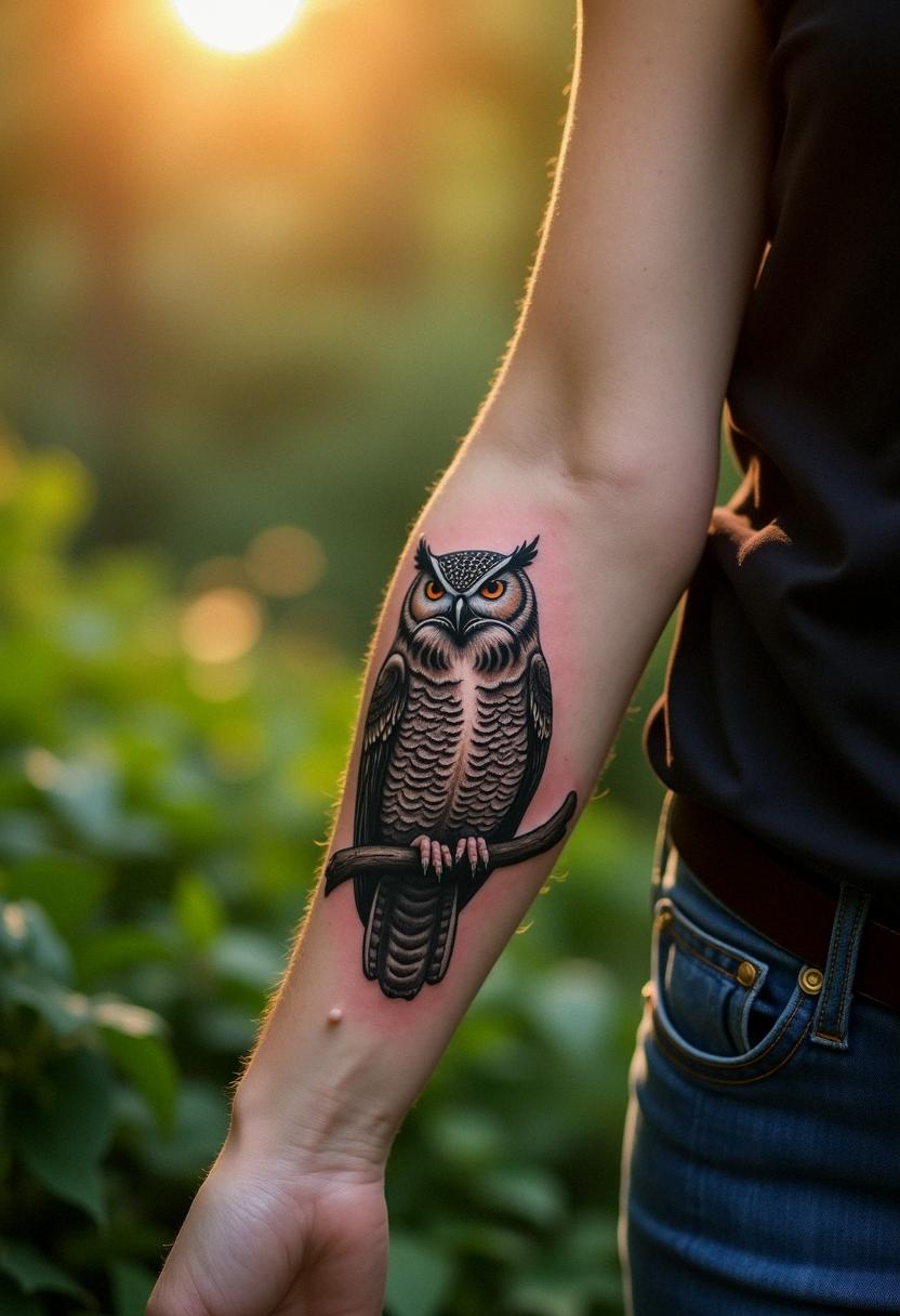 owl tattoo