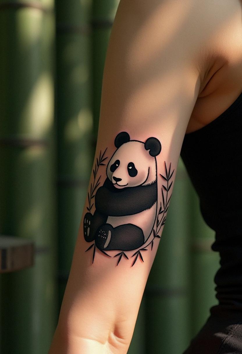panda tattoo