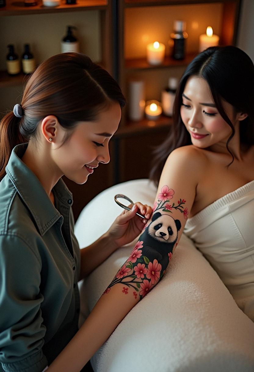 panda tattoo