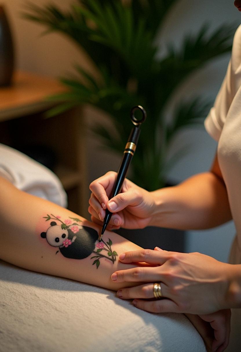 panda tattoo