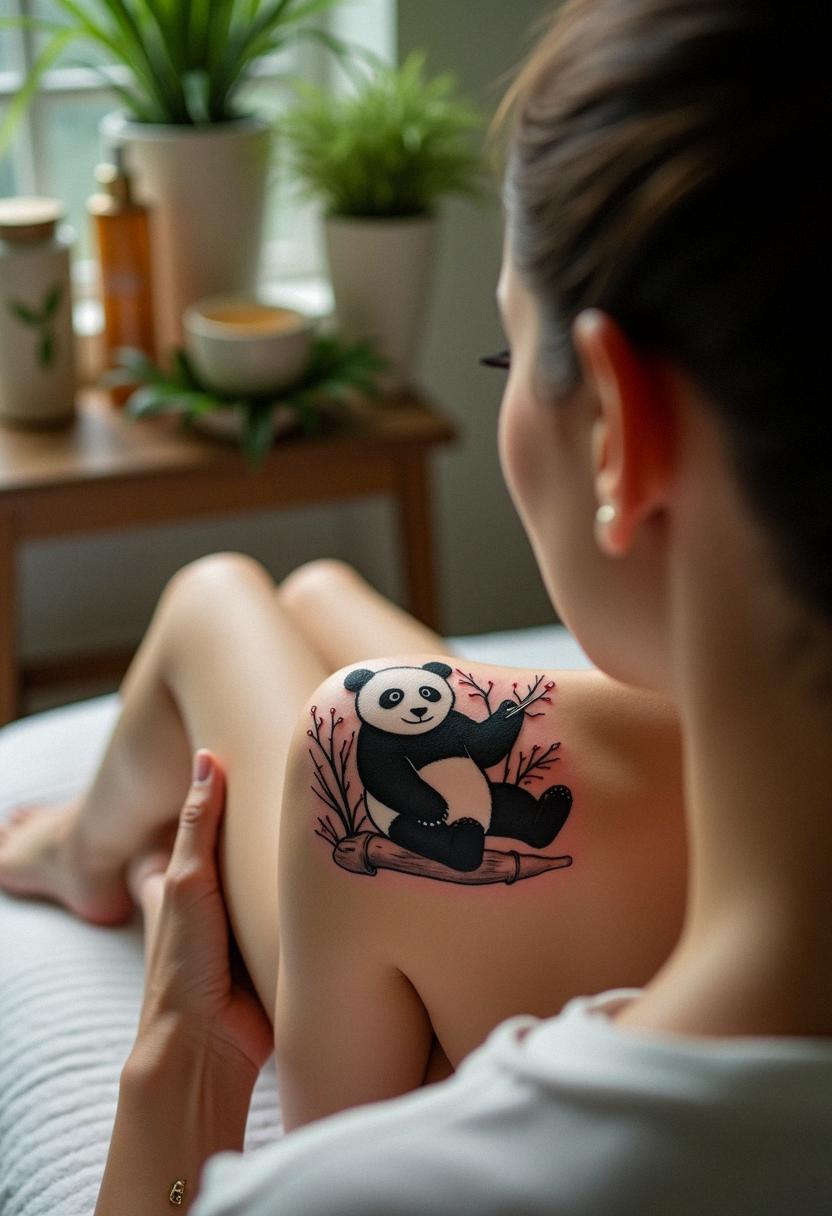 panda tattoo