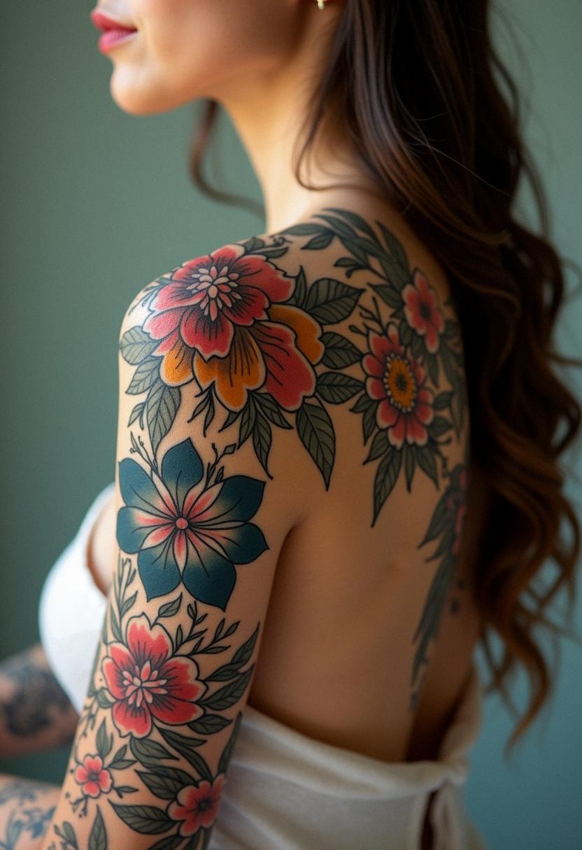 patchwork tattoos