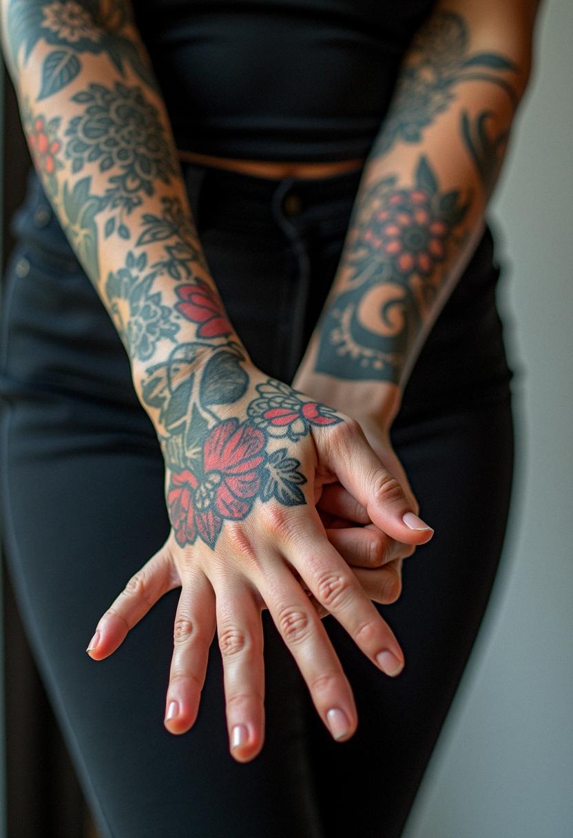 patchwork tattoos