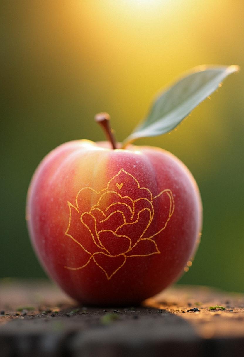 peach tattoo