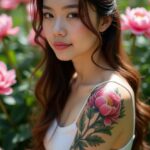 Peonies Tattoo 00001