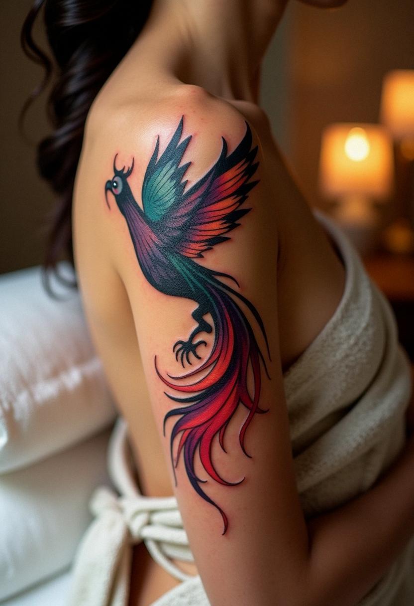 phoenix bird tattoo