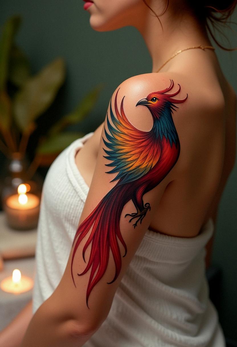 phoenix bird tattoo
