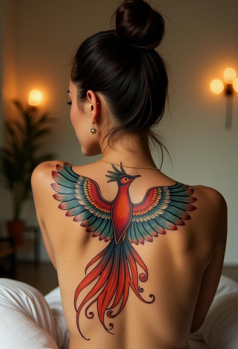 phoenix bird tattoo