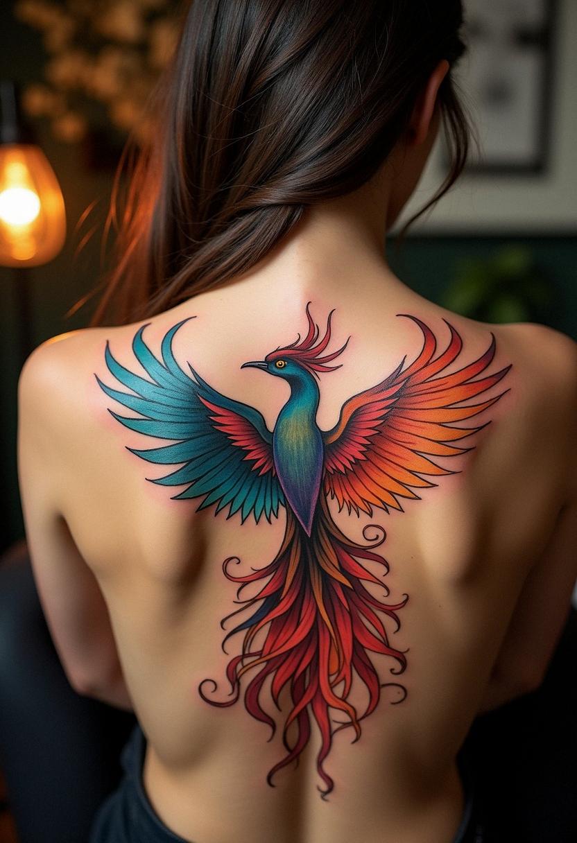 phoenix bird tattoo