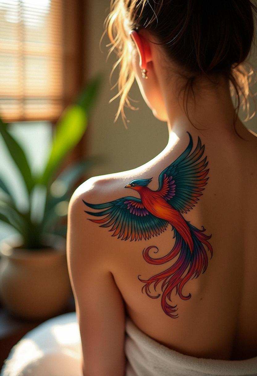 phoenix bird tattoo