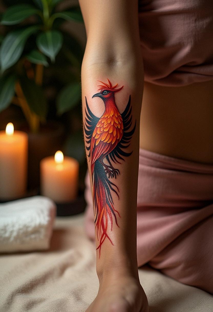 phoenix bird tattoo