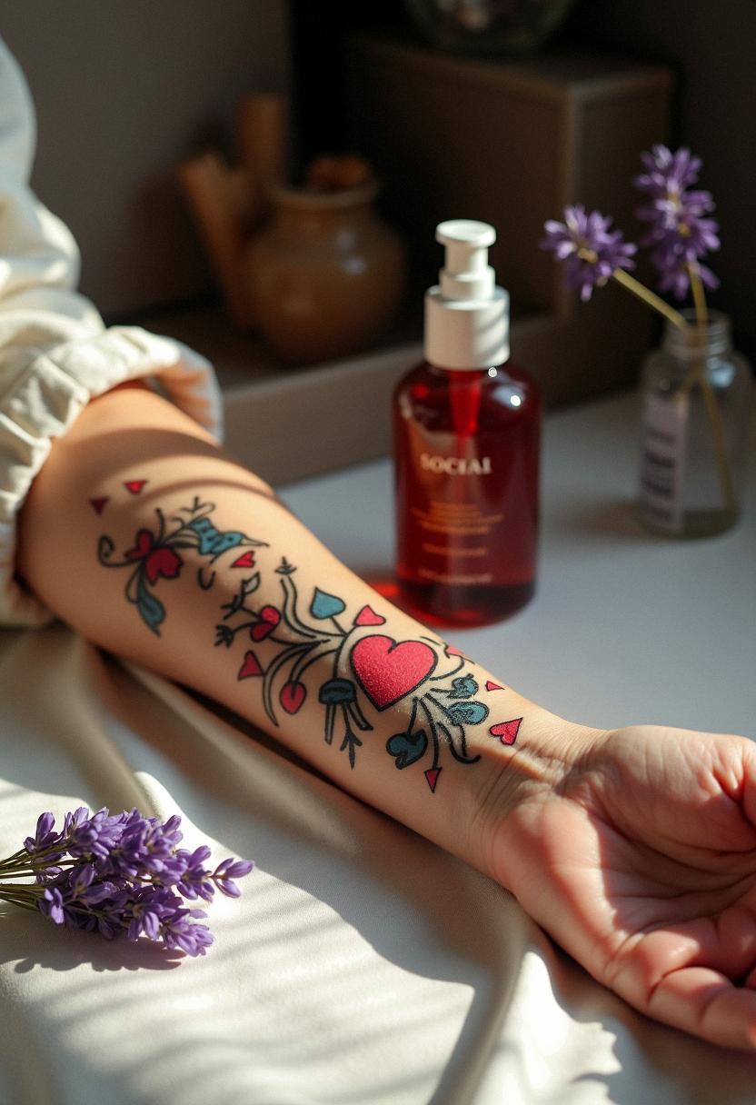playing card tattoo