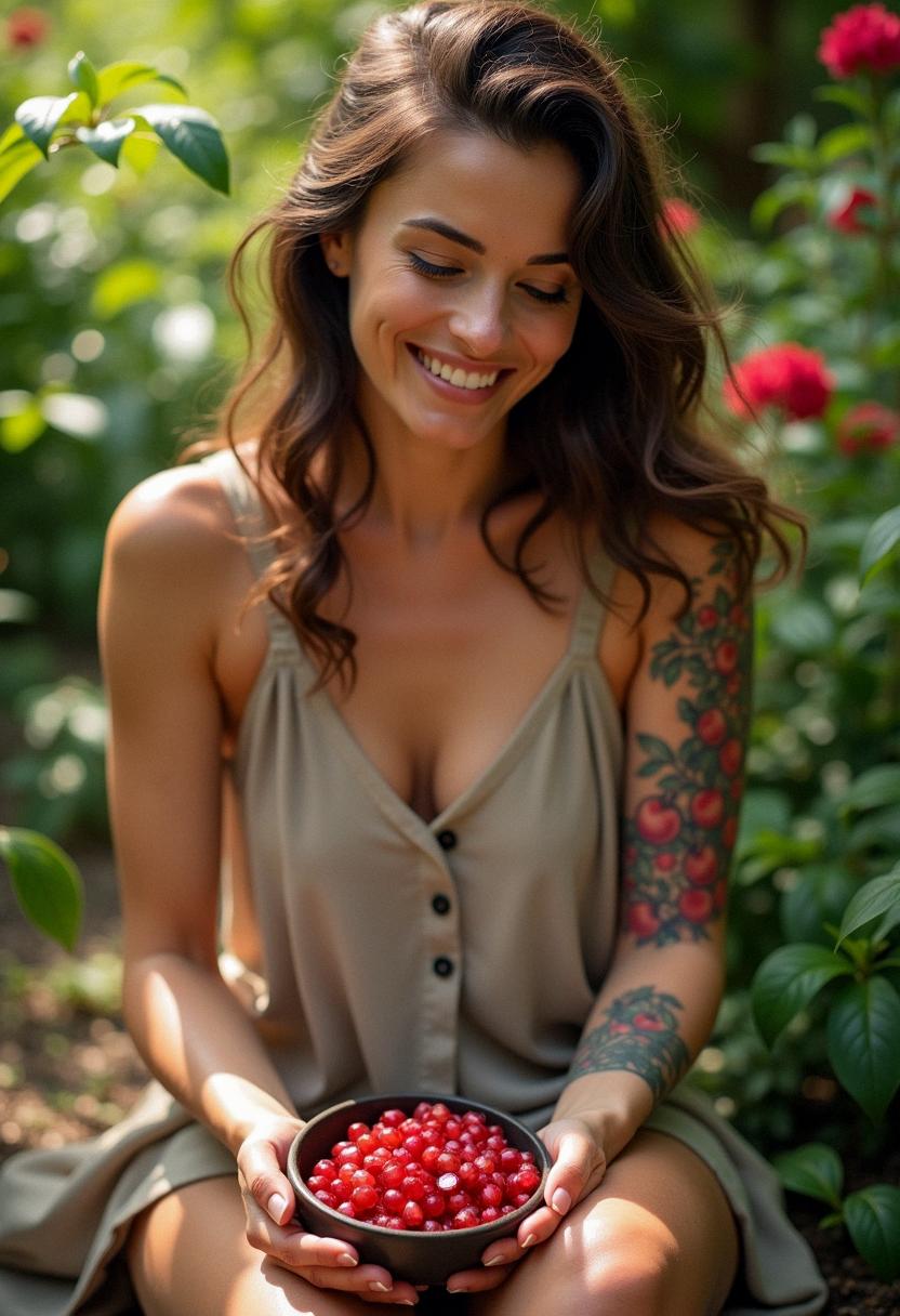 pomegranate tattoo