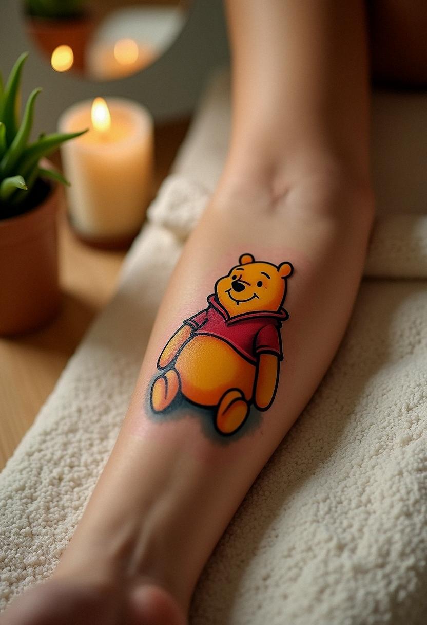 pooh bear tattoo