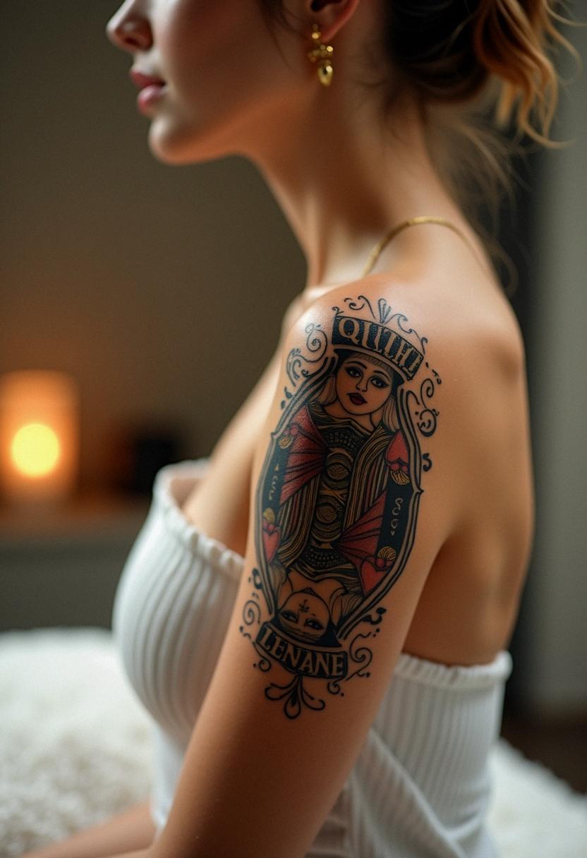 queen of spades tattoo