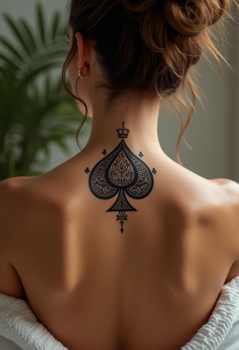 queen of spades tattoo