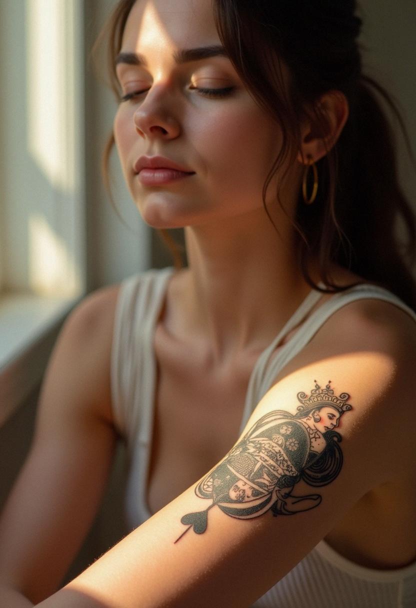 queen of spades tattoo
