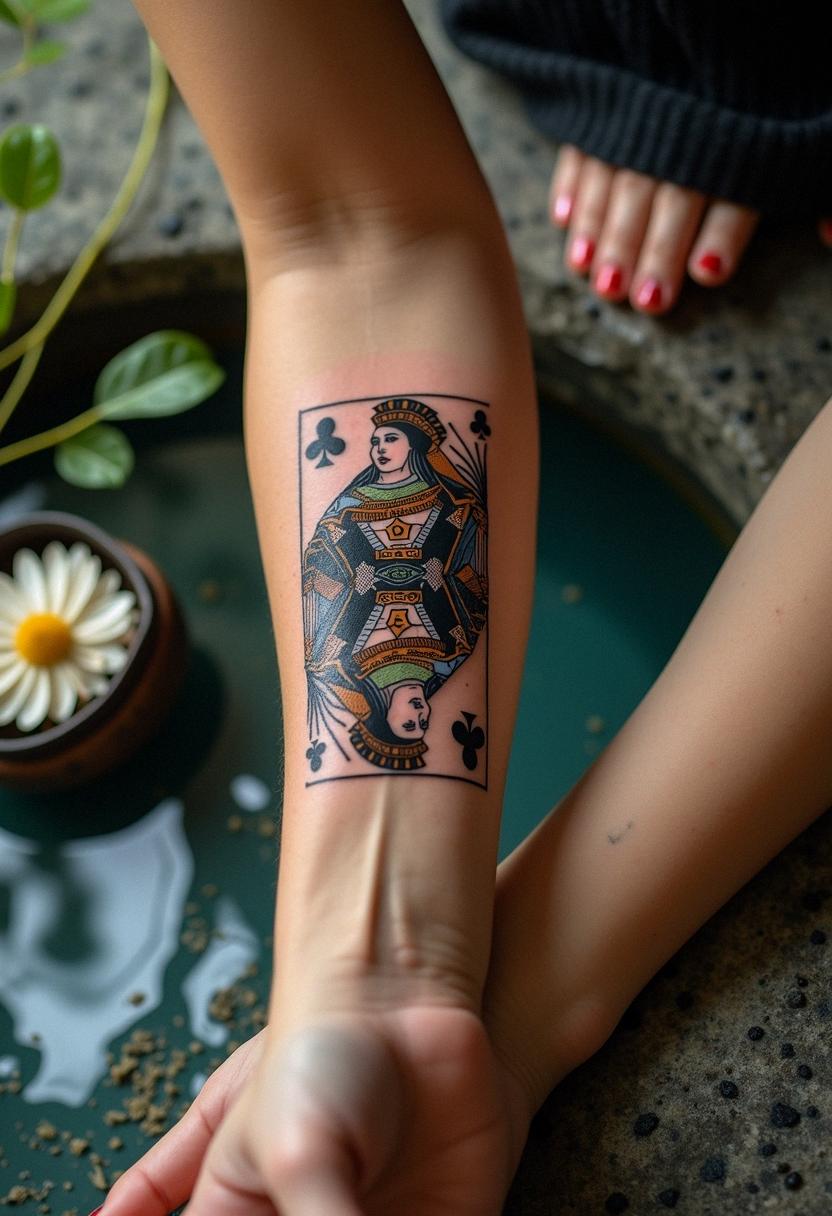 queen of spades tattoo