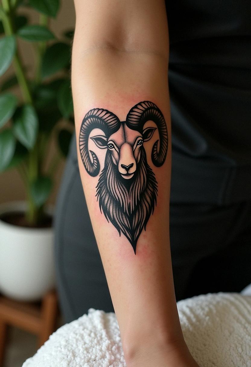 ram tattoo