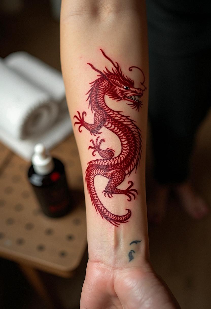 red dragon tattoo