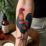Rooster Tattoo 00002
