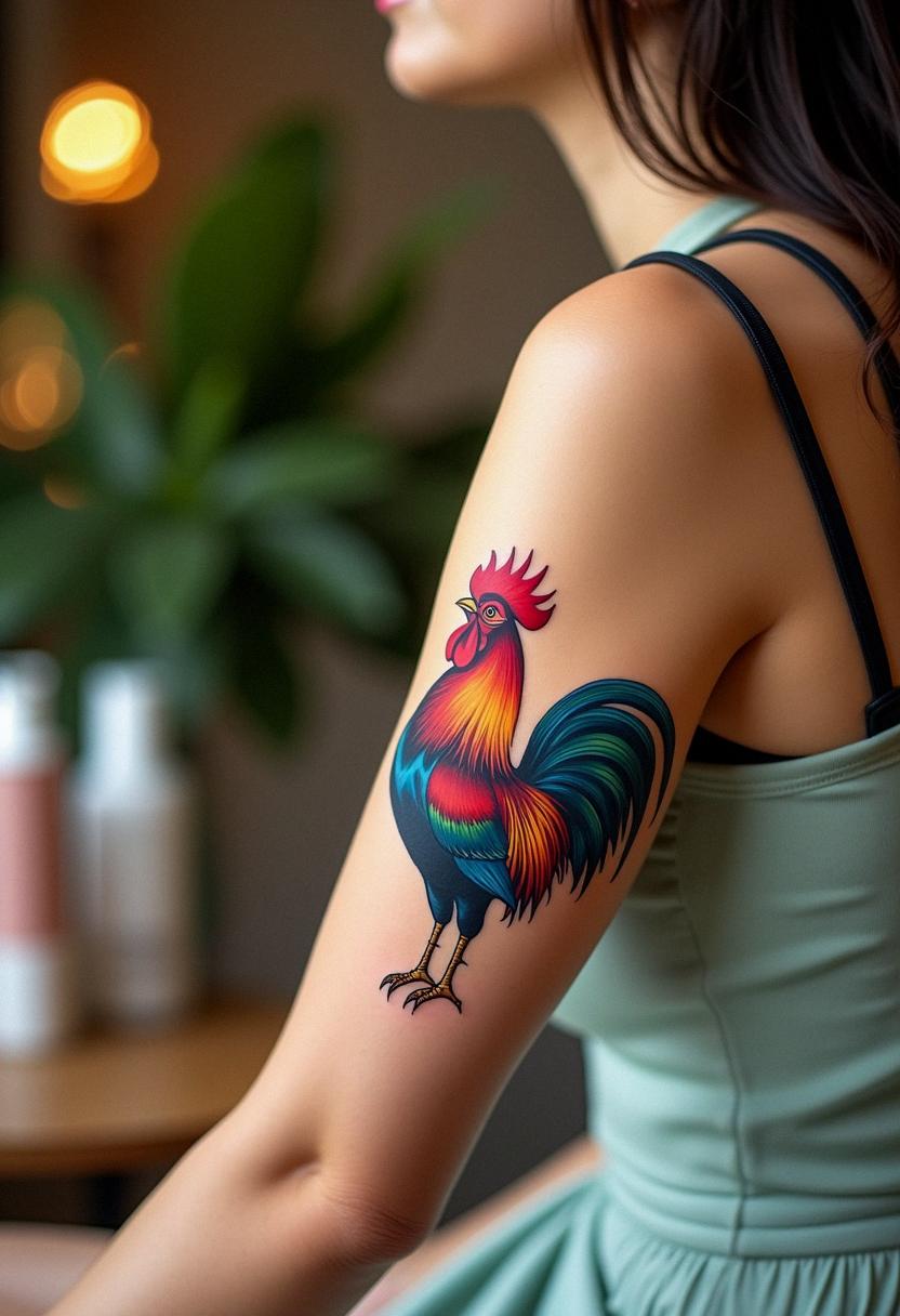 rooster tattoo