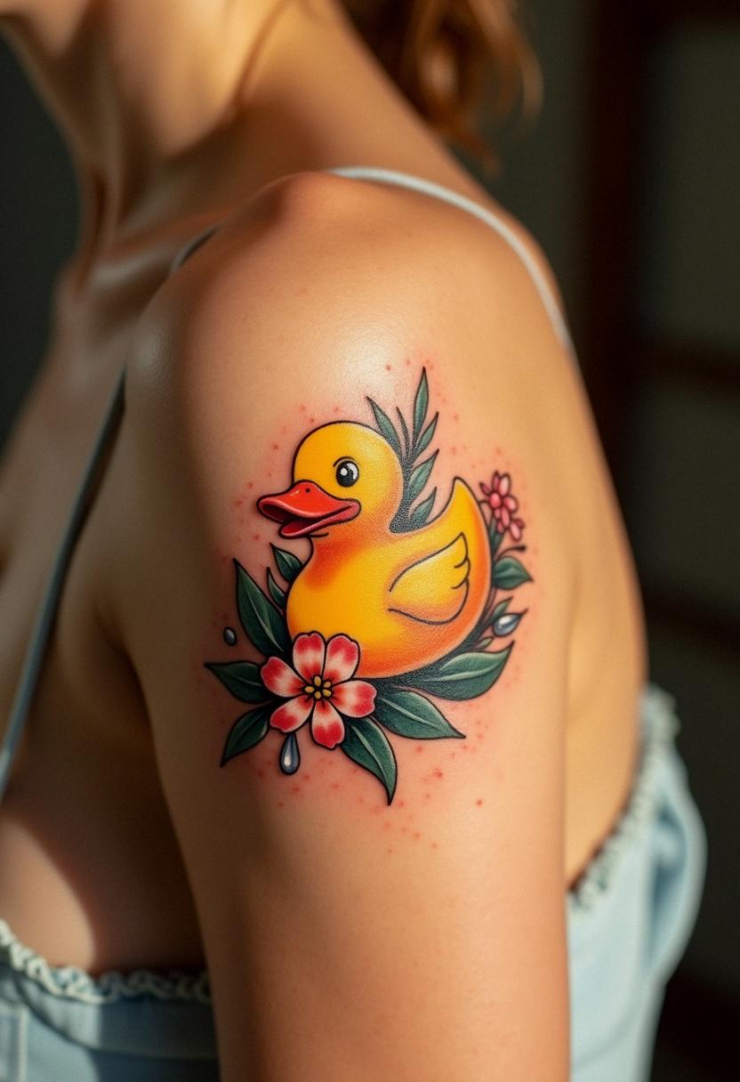 rubber duck tattoo