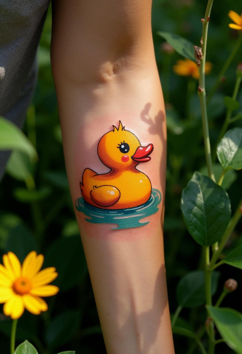 rubber duck tattoo