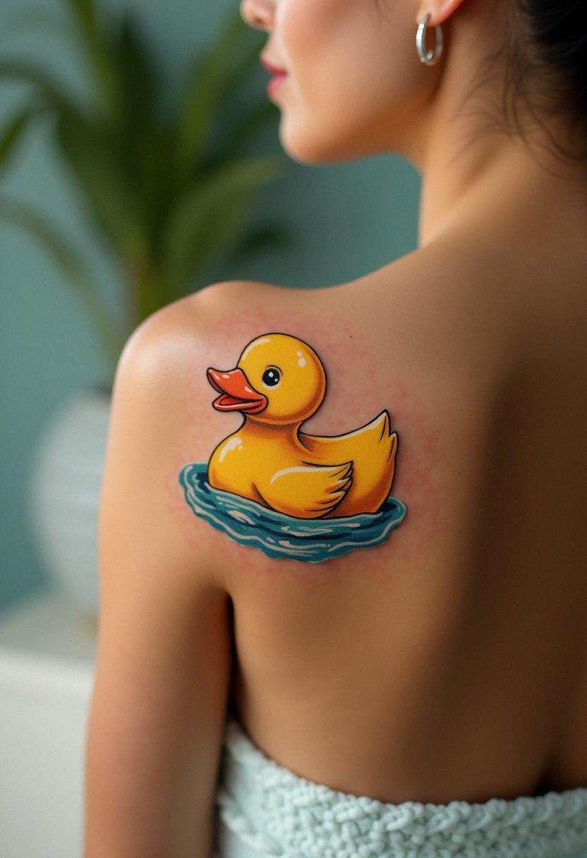 rubber duck tattoo