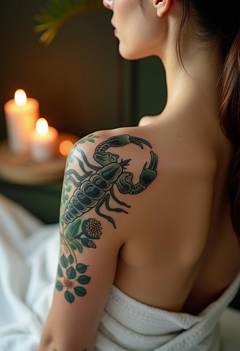 scorpio rasing tattoos