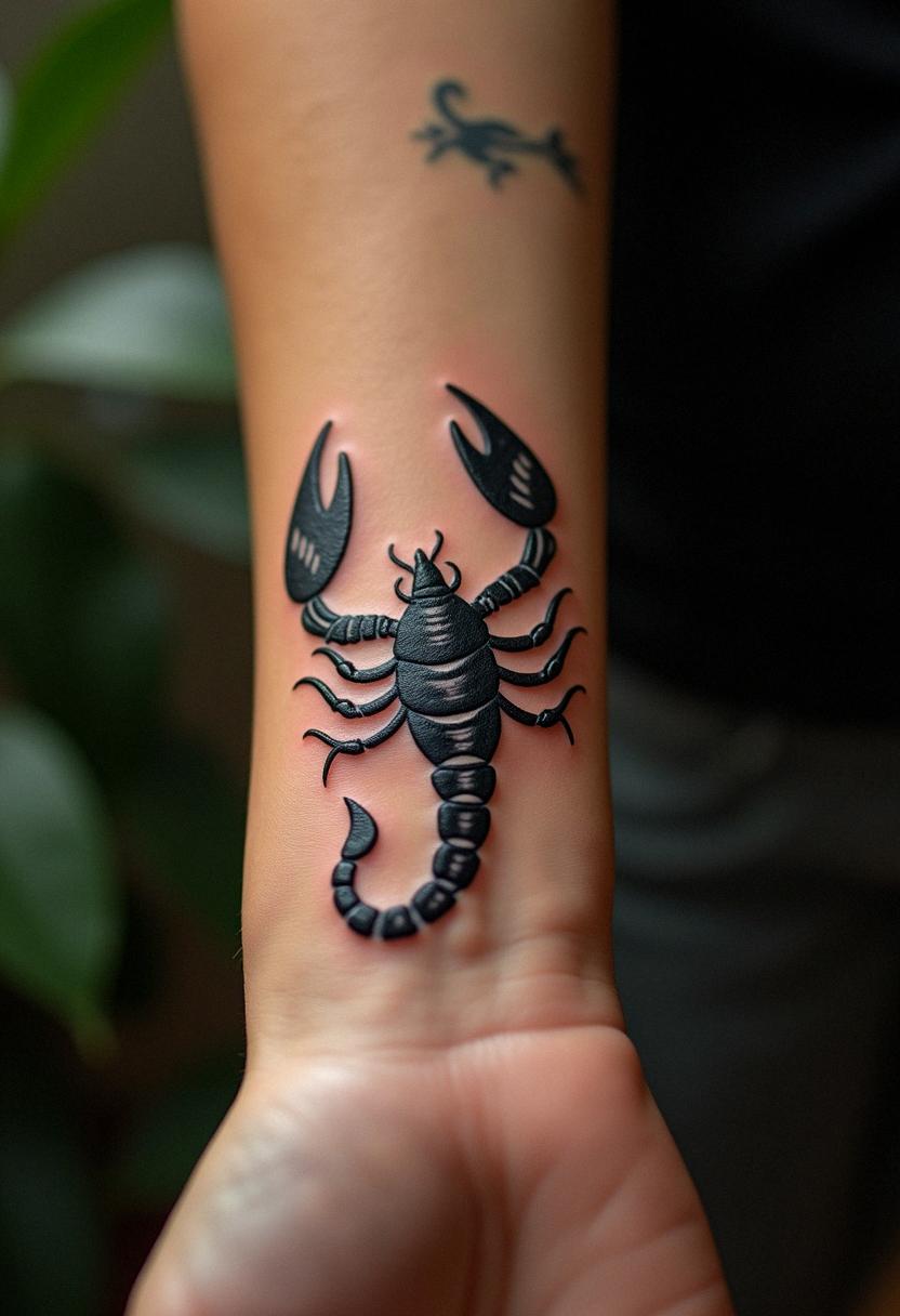 scorpio tattoos